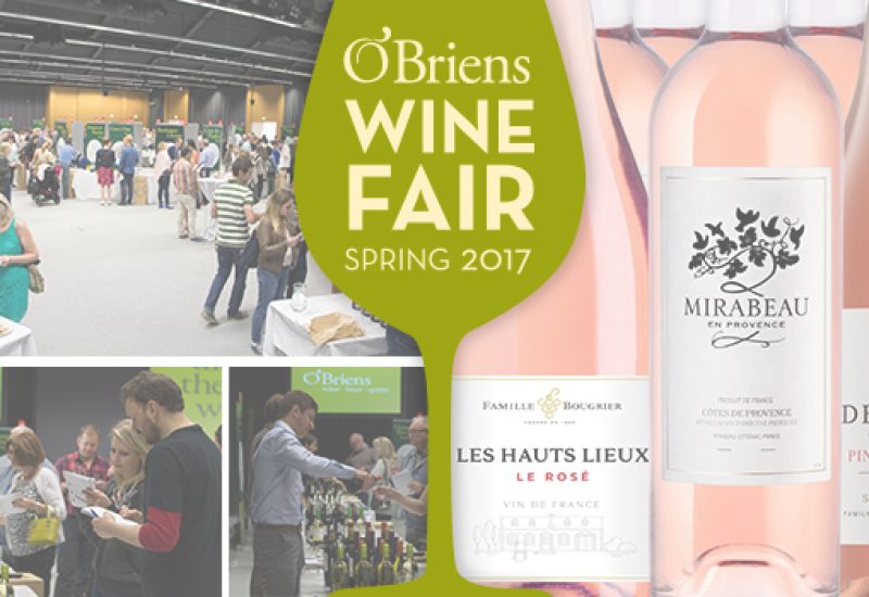 Win 12 Bottles of Rose and Tickets to the O'Briens Wine Fair Dublin with O'Briens Wine