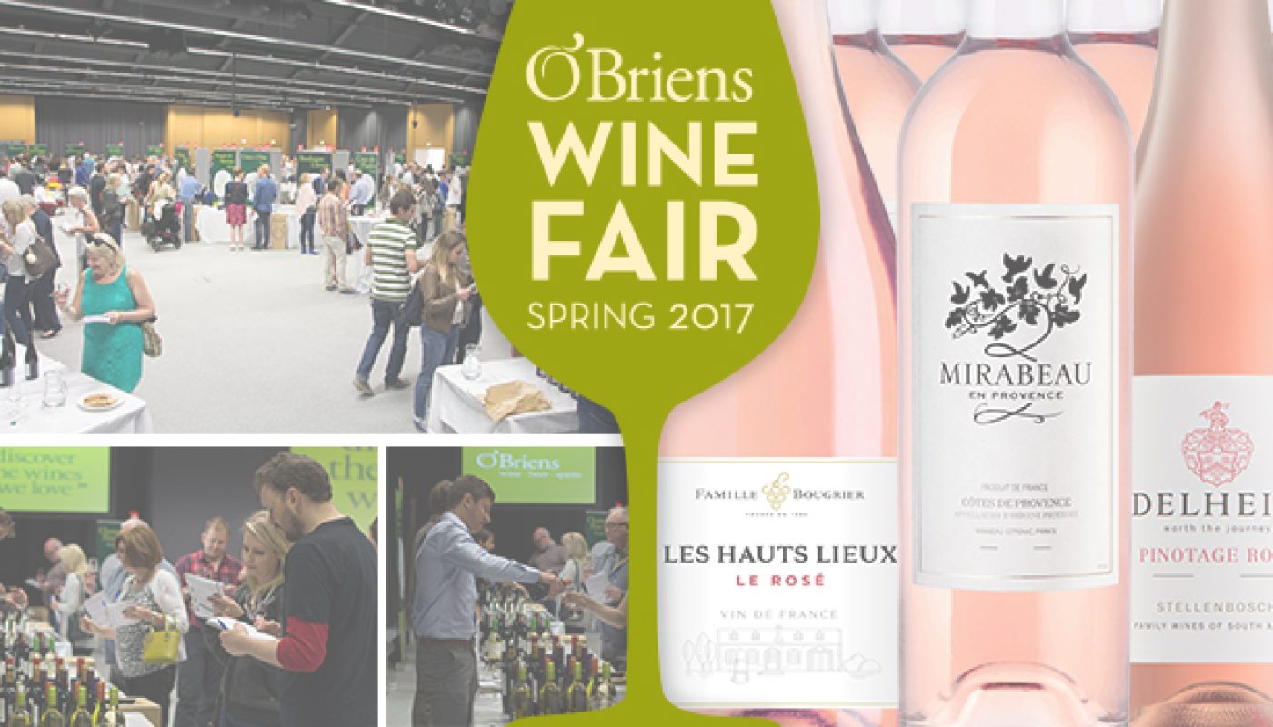 Win 12 Bottles of Rose and Tickets to the O'Briens Wine Fair Dublin with O'Briens Wine