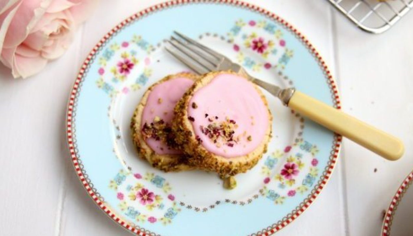 Orange Blossom Pistachio Shortbread Recipe