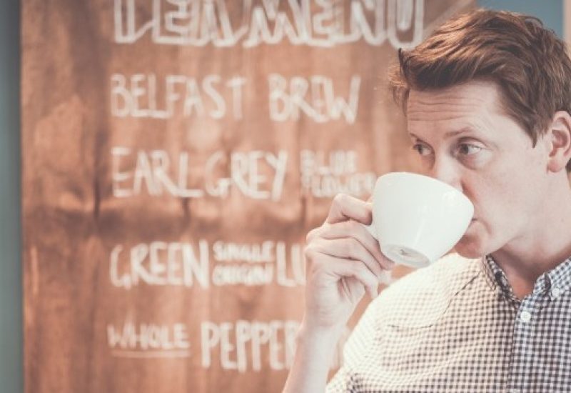 Oscar Wooley at Suki Tea HQ