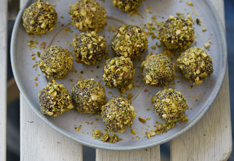 Pistachio orange Truffle Bites Recipe Deliciously Ella