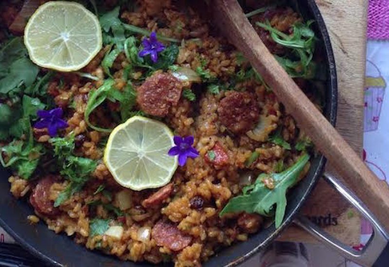 Gubbeen Chorizo, Prawn & Chicken Paella Recipe by Ethna Reynolds