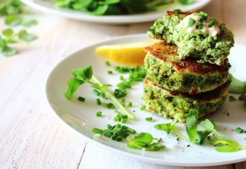 Paleo Broccoli Fritters by Peachy Palate