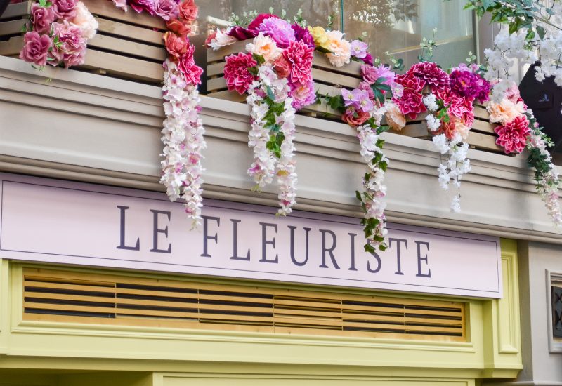 Parisian Flower Market at Café en Seine