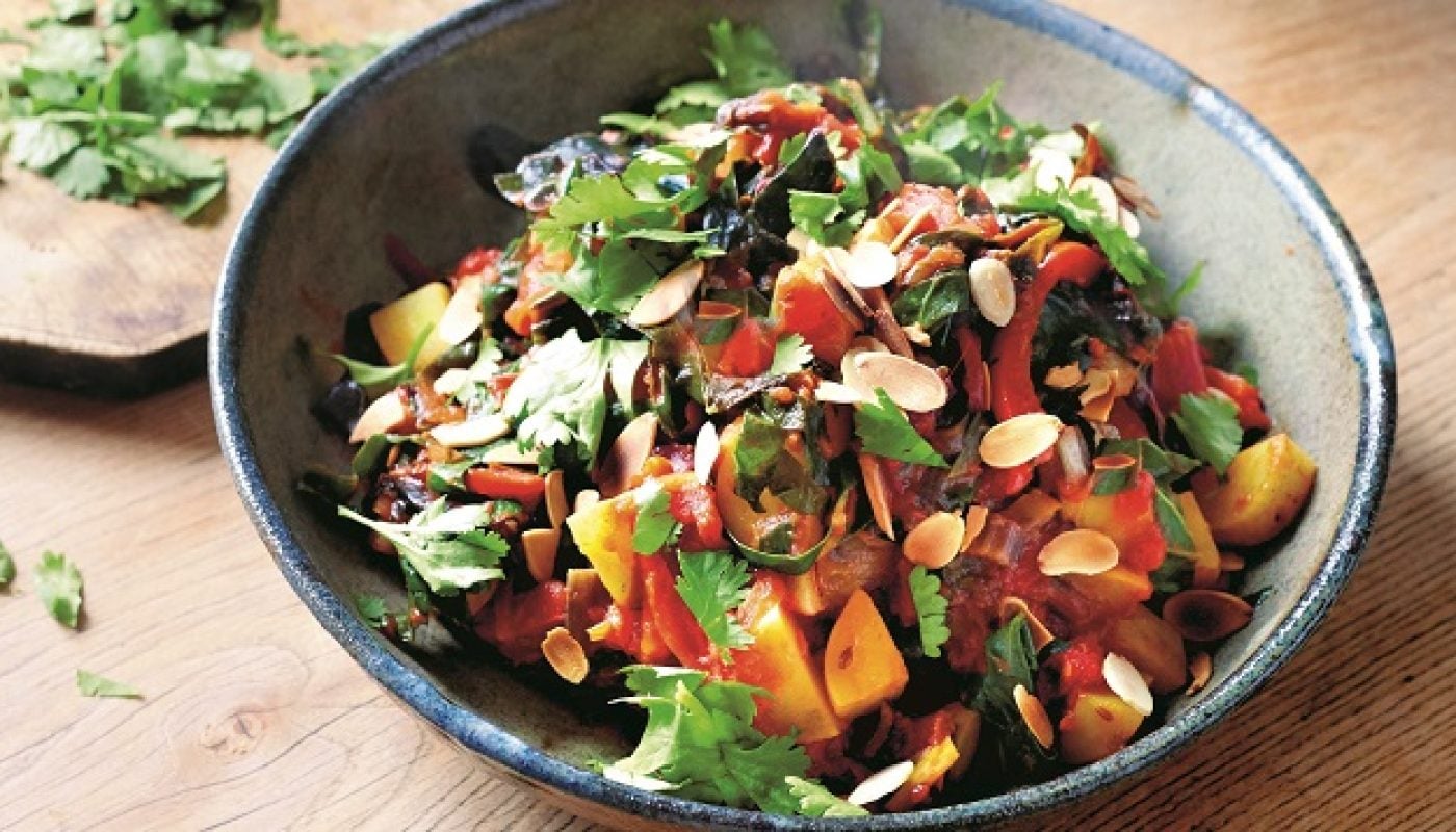 Pepper, Potato and Chard Stew Recipe