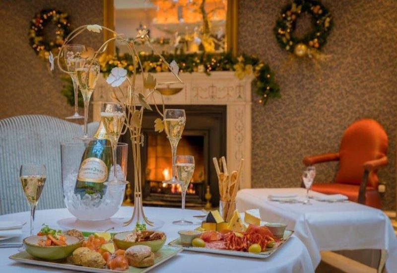 Perrier Jouet AF By Fire place & Canapes