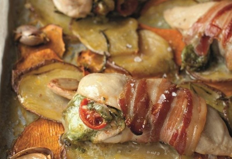 Pesto-stuffed Chicken Breasts (2)