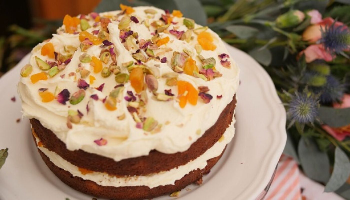 Pistachio and Apricot Cake Recipe from the Delicious Circle