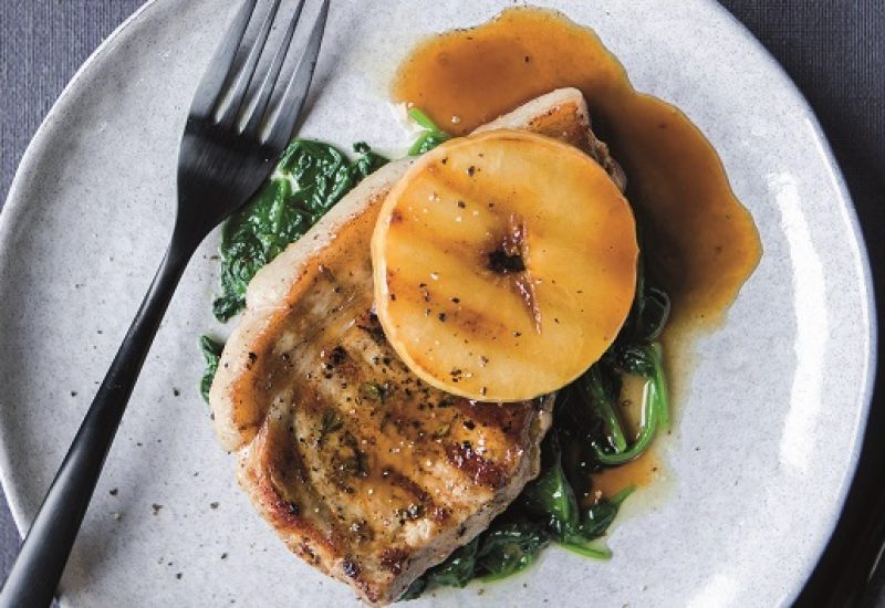 Pork Chops Recipe with Toffee Apple