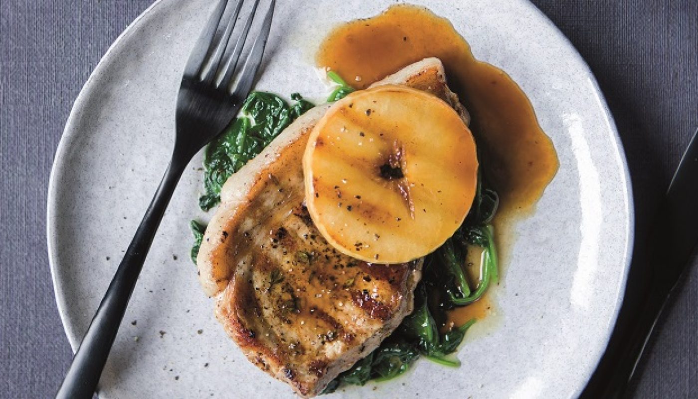 Pork Chops Recipe with Toffee Apple