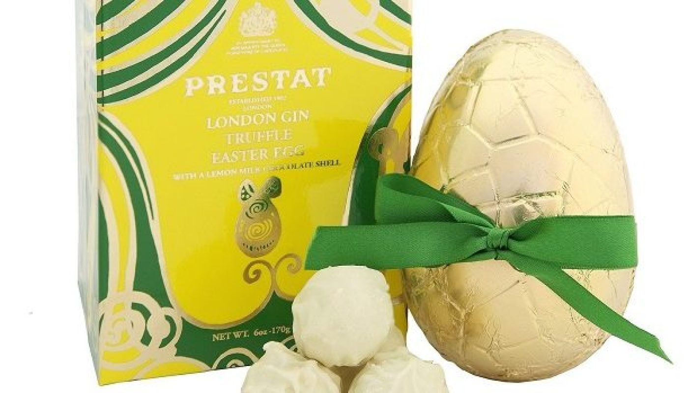 UK Chocolatier 'Prestat' Brings Luxury Gin Truffle Easter Egg to Ireland's Shores