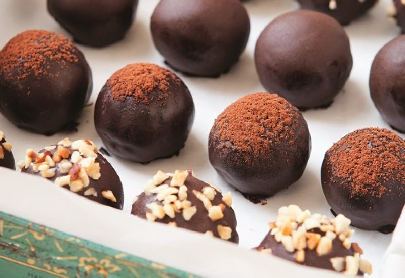 Prune and Almond Chocolate Truffles Recipe by Davina McCall