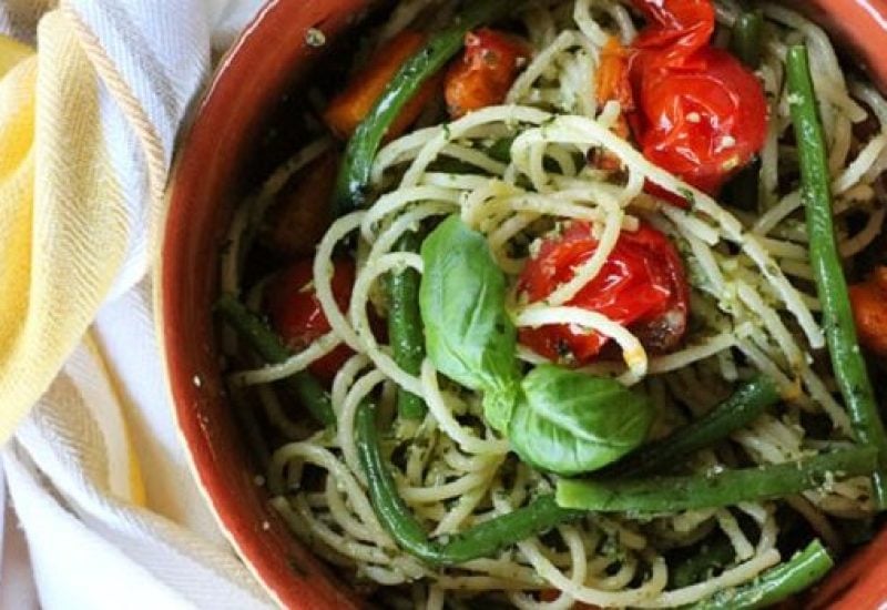 Pumpkin Seed Pesto Pasta Recipe