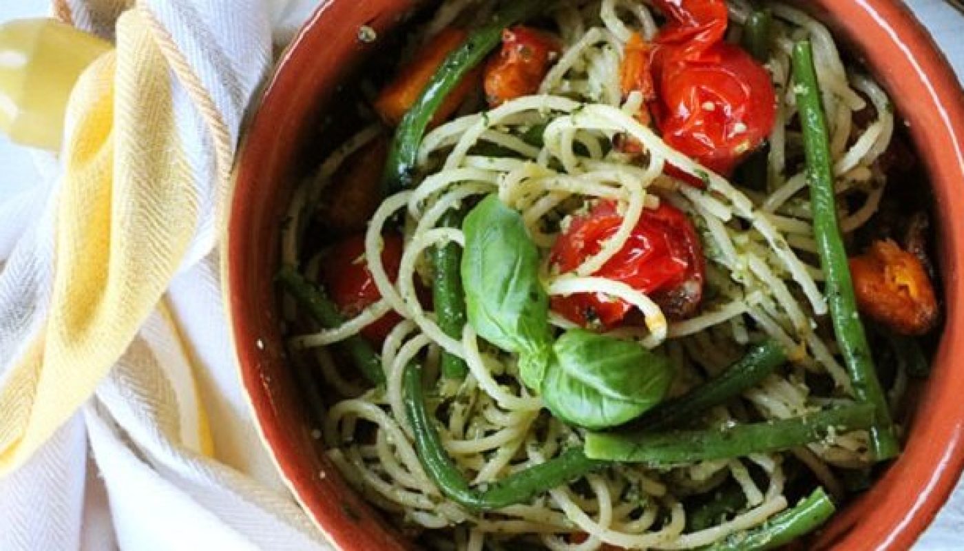Pumpkin Seed Pesto Pasta Recipe