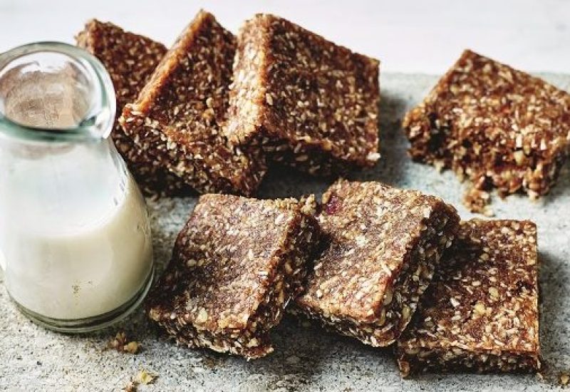 Raw Salted Caramel Slices Recipe from Clean Eating Alice