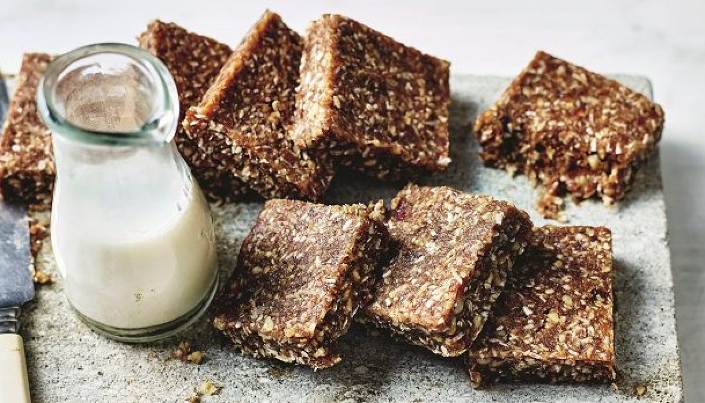 Raw Salted Caramel Slices Recipe from Clean Eating Alice