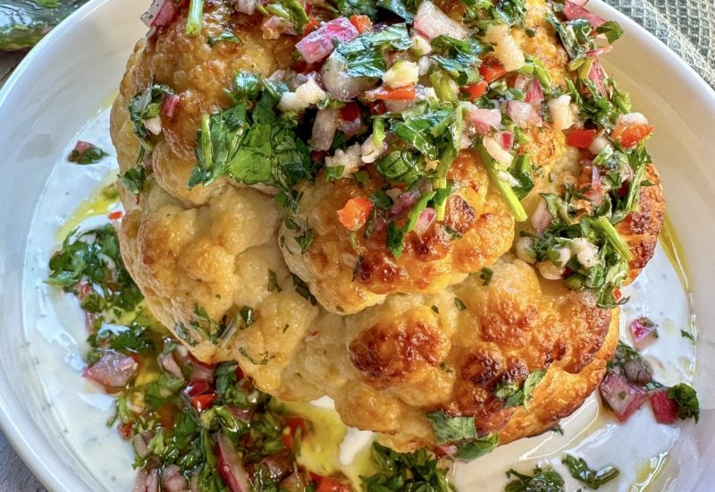 Roasted Cauliflower Recipe ciara turley the tummy fairy