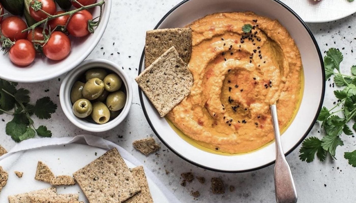 Roasted Red Pepper Hummus Recipe By Pepperazzi