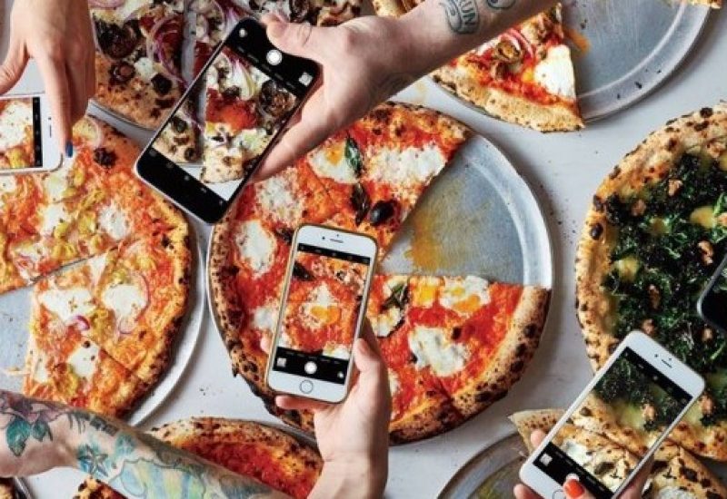 Pizzas on Instagram