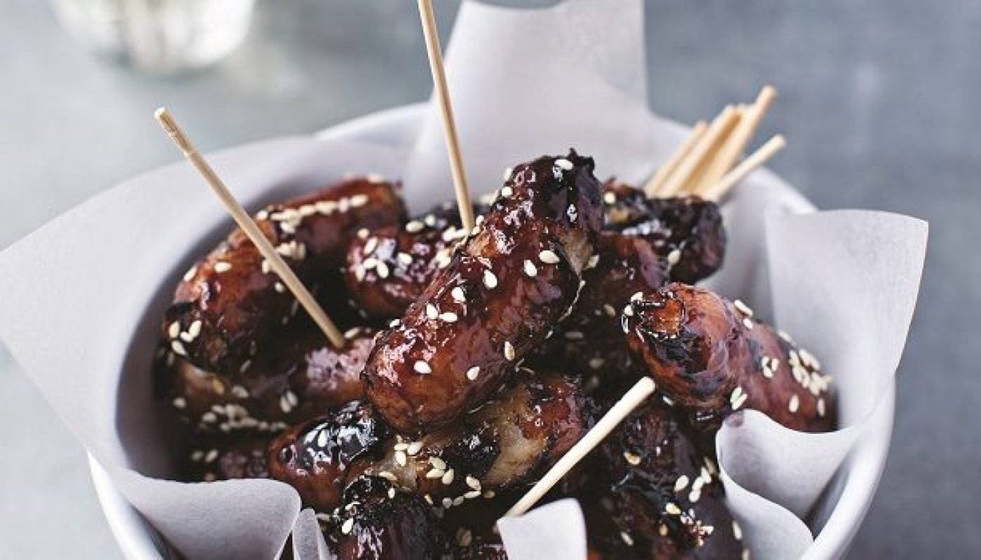 Sticky cocktail sausages recipe by Neven Maguire