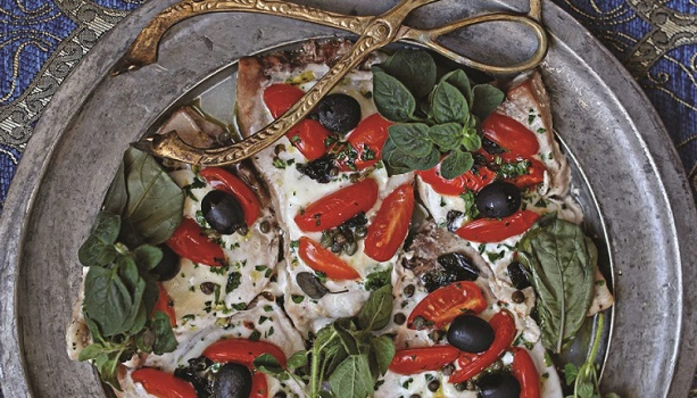 Calabrese Swordfish Pizzaiola Recipe by Eileen Dunne Crescenzi