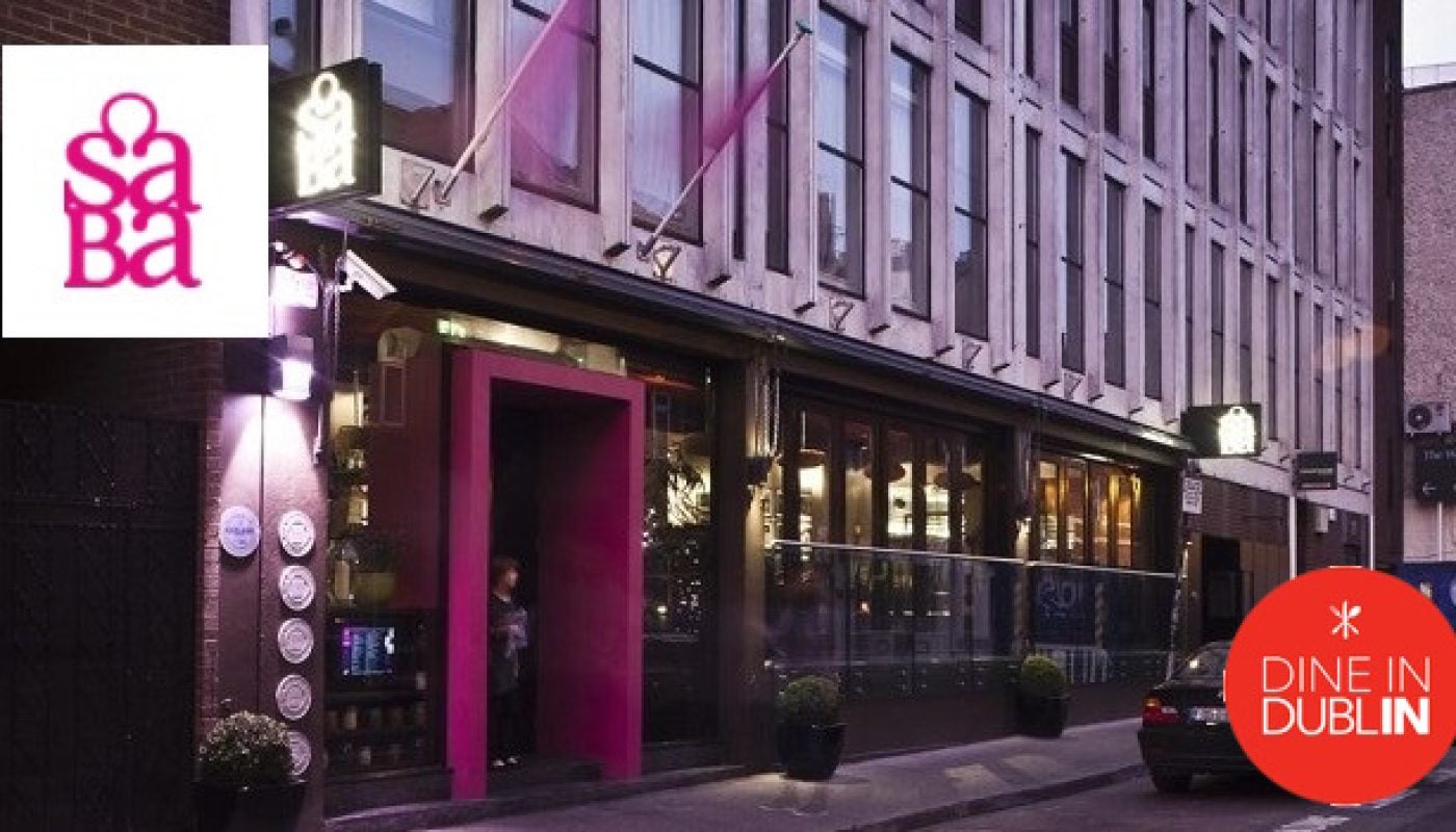 Dine in Dublin Saba Clarendon Street Dinner