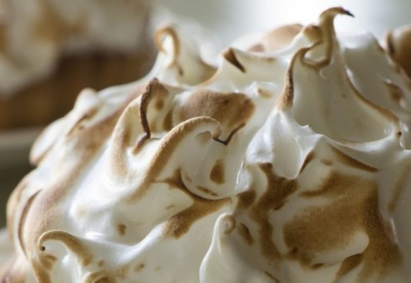Shane Smith Rhubarb meringue tart