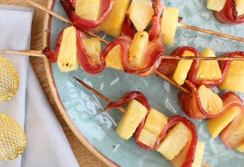 Pineapple and Bacon Skewers Recipe