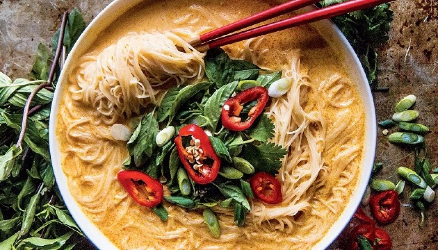 Spicy Thai Curry Noodle Soup Pure Delicious Cookbook