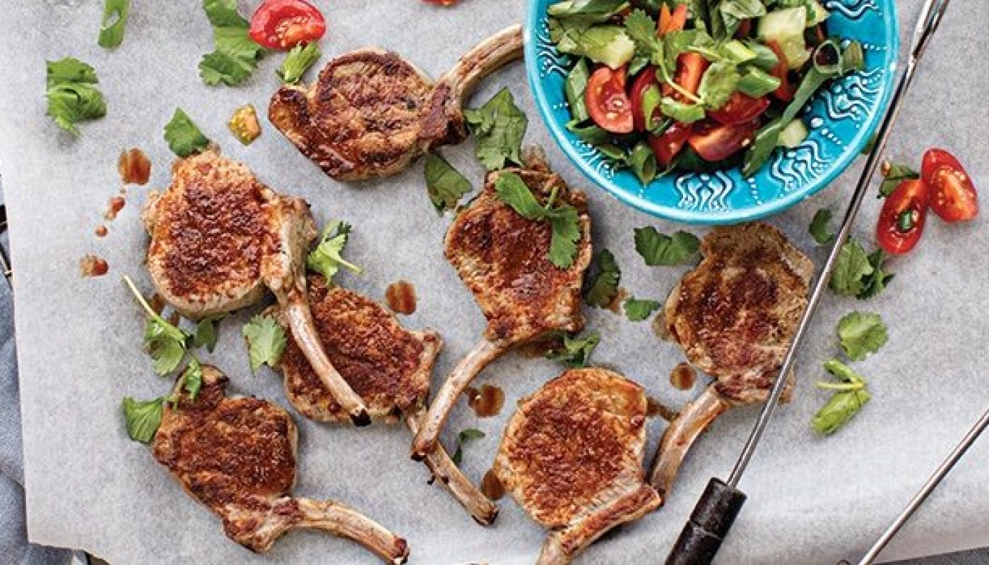 Spicy-lamb-cutlets-with-cherry-tomato-salsa