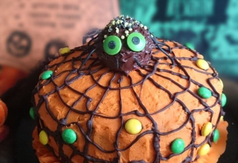 Halloween Spider Cake