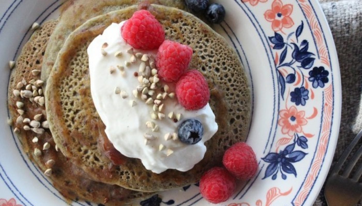 Spirulina Pancake Recipe Breakfast Recipe TheTaste.ie