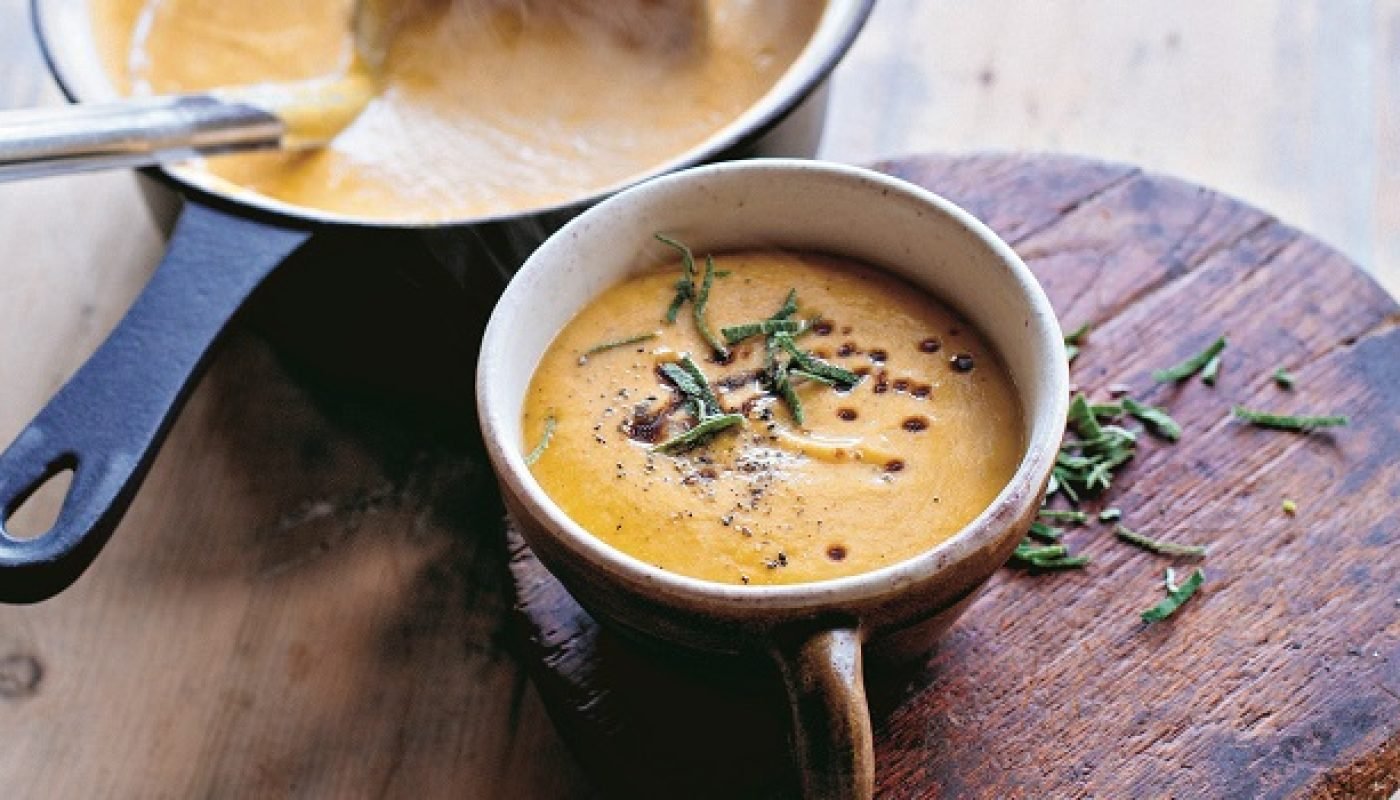 Squash and Cauliflower Soup Recipe with Sage by Hugh FearnleyWhittingstall