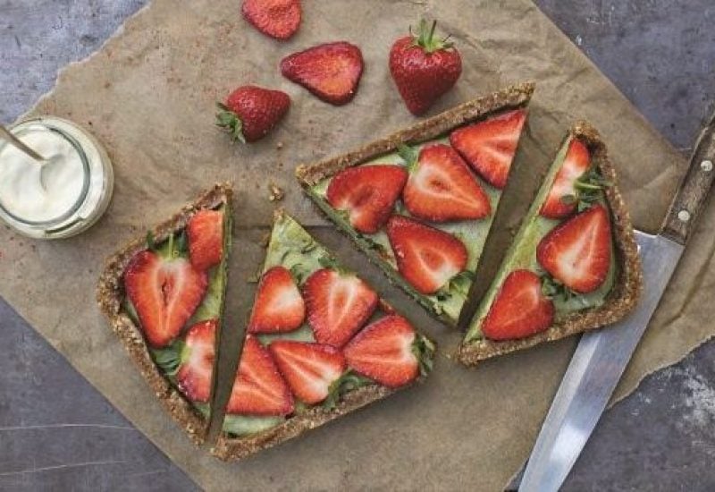 Strawberry and Basil Cheesecake Recipe by Susan Jane White