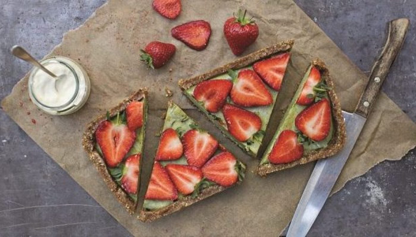 Strawberry and Basil Cheesecake Recipe by Susan Jane White