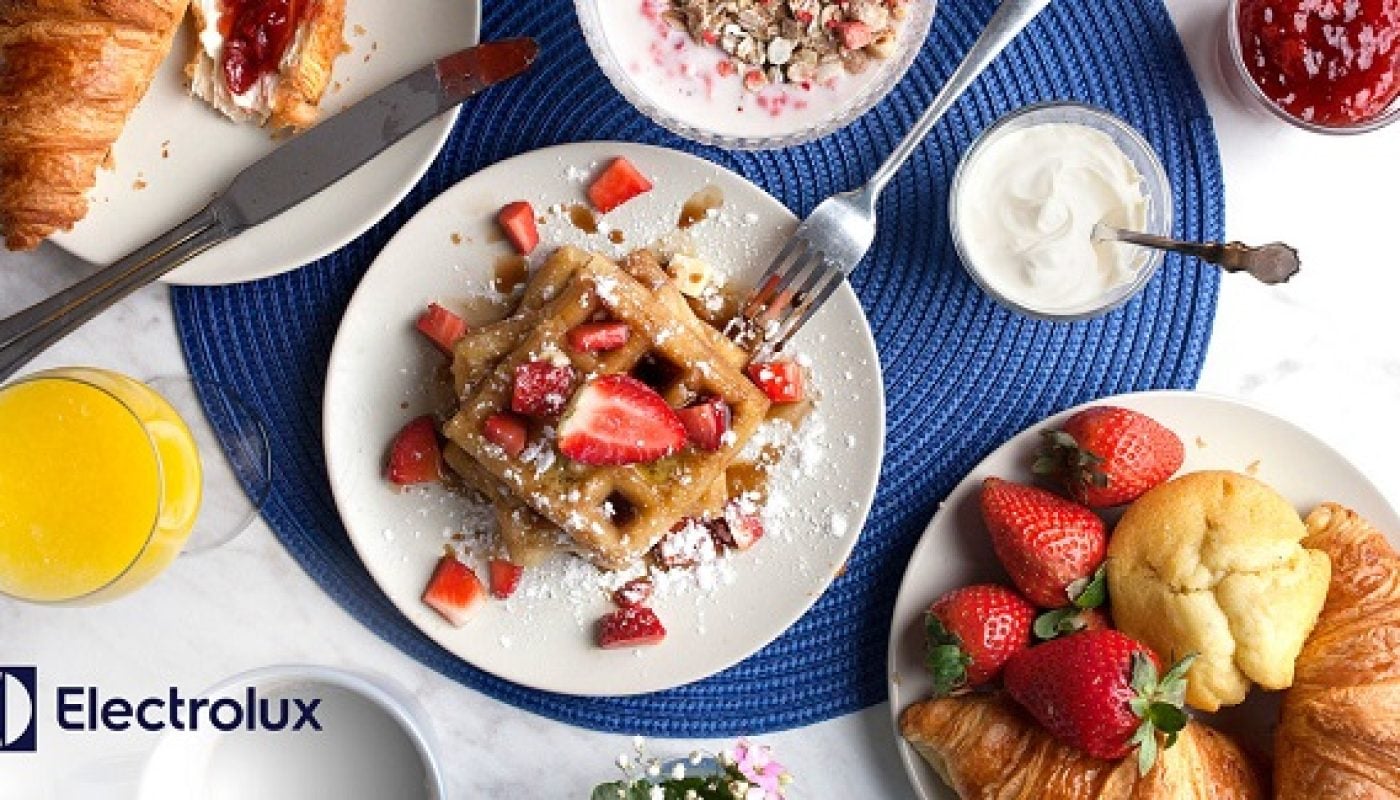 Strawberry Pancakes recipe Electrolux