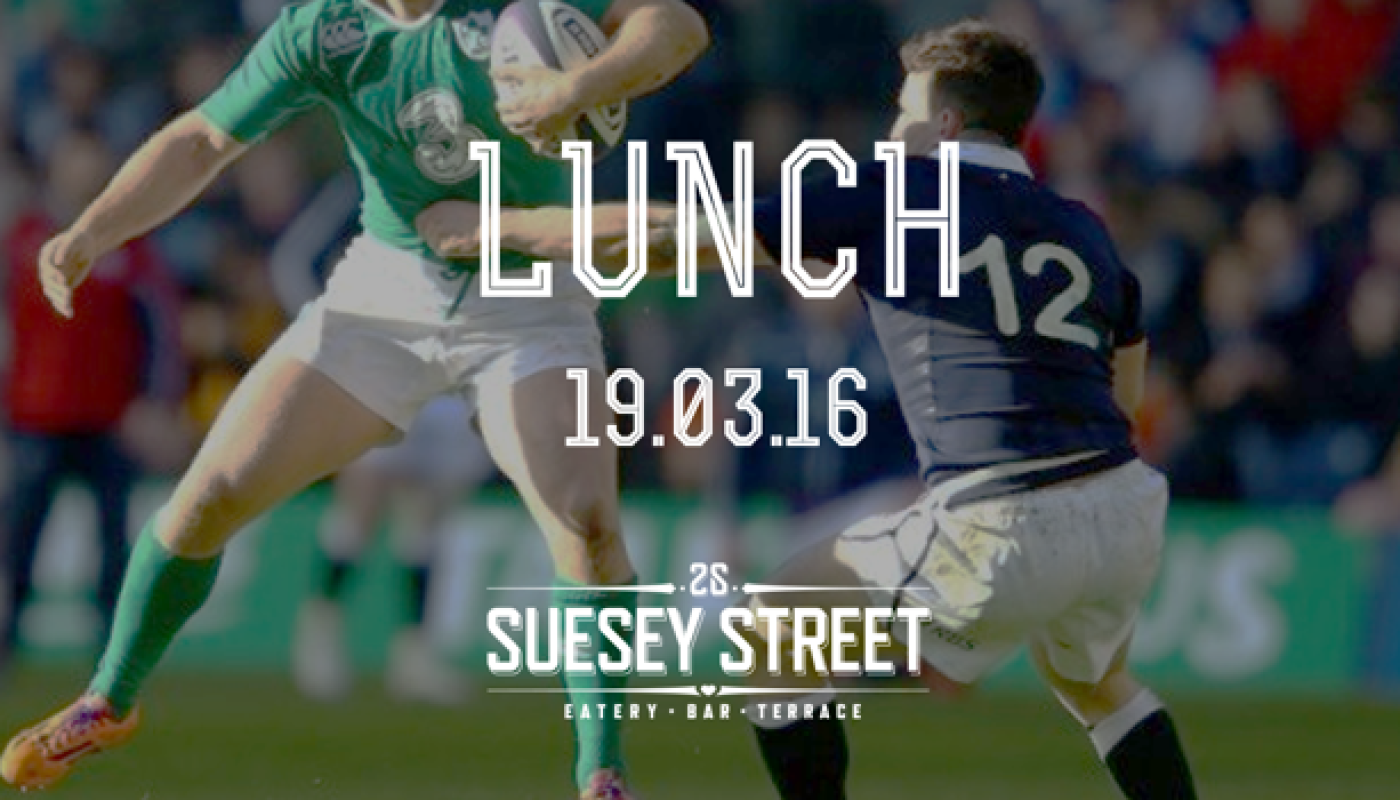 Suesey Street irl scot rugby lunch