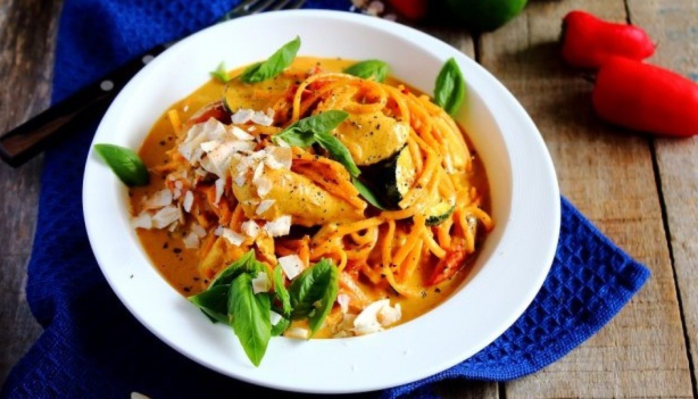 Summer Thai Basil Chicken Curry
