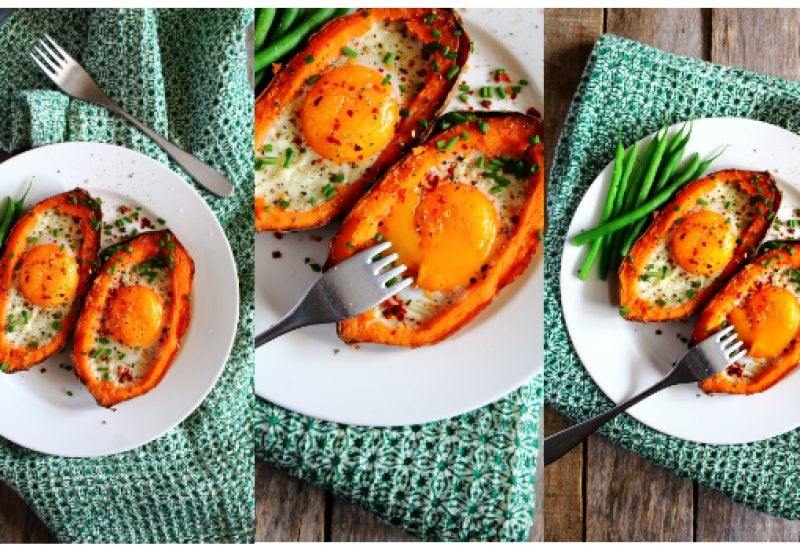 Sweet Potato Egg Boats Peachy Palate