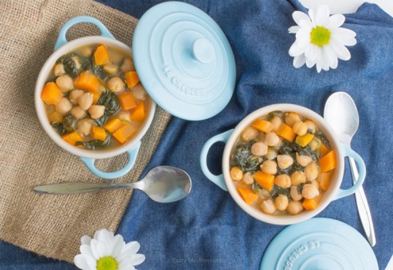 cosy cooking Tasty-Mediterraneo-Spanish-chickpea-spinach-stew