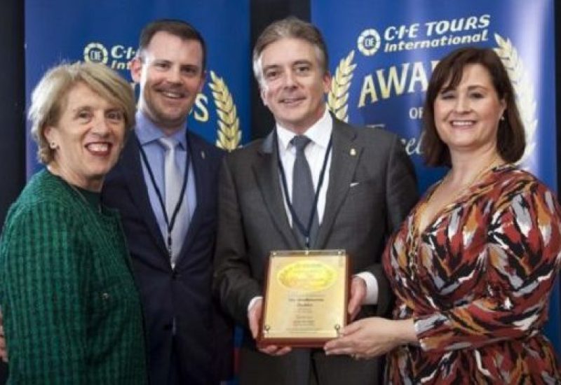 The Shelbourne Hotel Awarded Best 5 Star Hotel at The CIE Tours International Annual Awards of Excellence