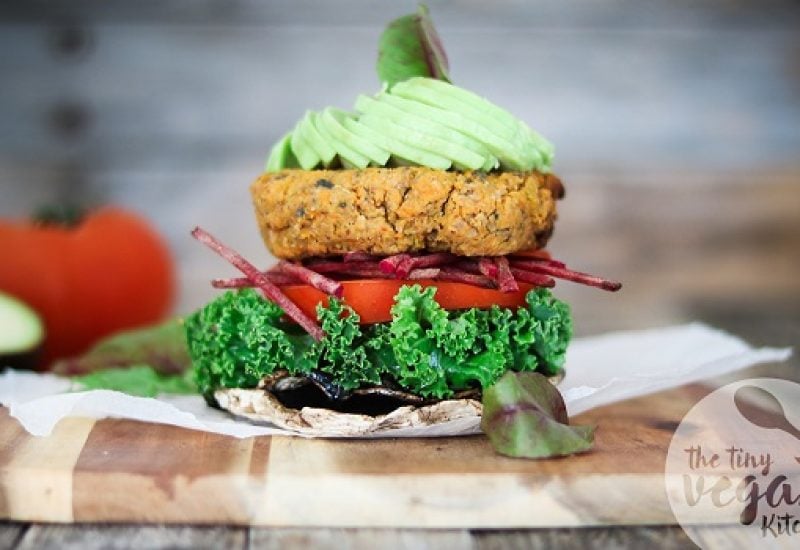 Tiny Vegan Kitchen - Burger Recipe