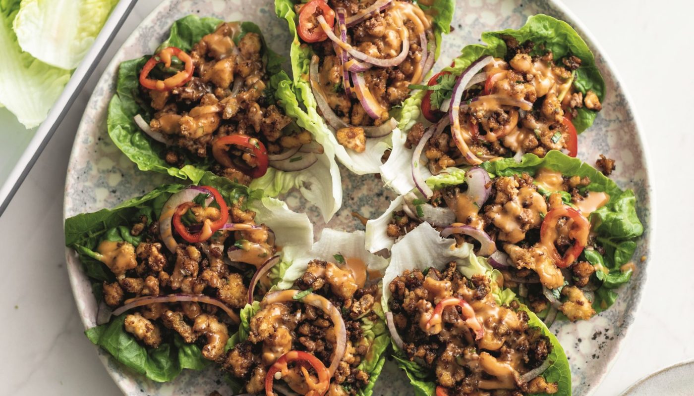 Crispy Tofu Lettuce Wraps by Nadiya Hussain