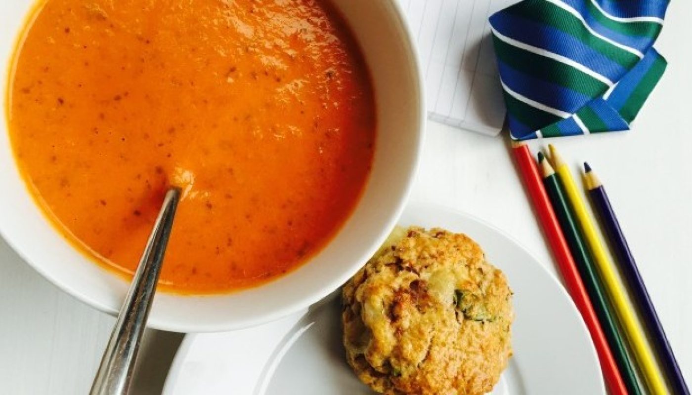 Tomato Soup and Italian Scones (1)