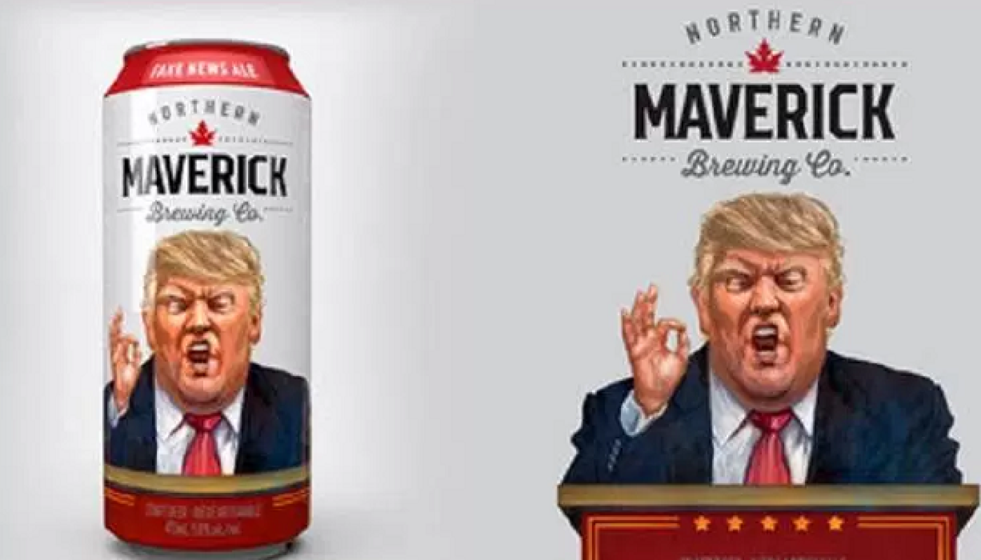 Trump-Inspired "Fake News Ale" Launched by Canadian Brewery