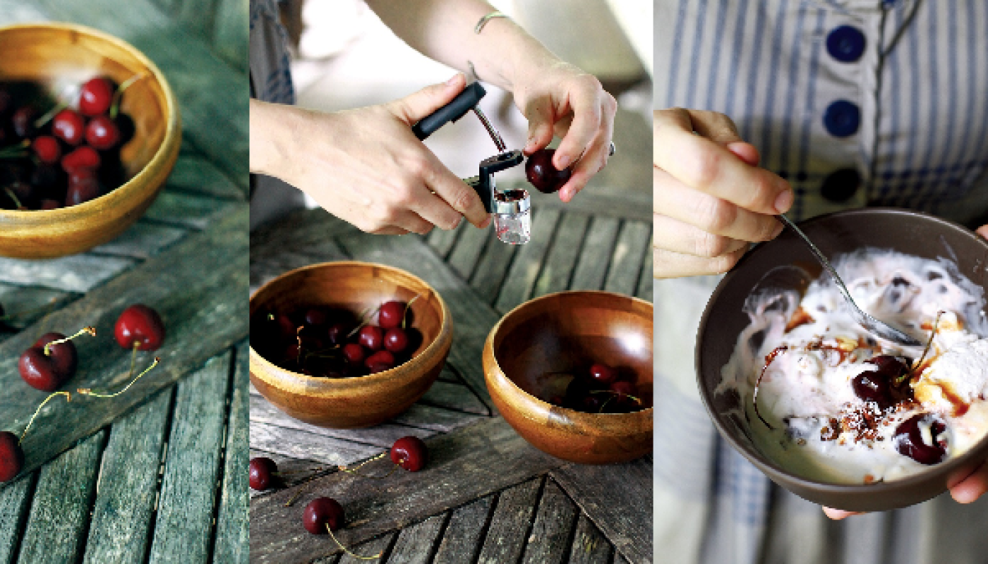 Boozy Maraschino Cherries Recipe from Handmade Gatherings Cookbook