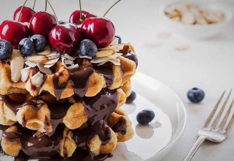 Valentine’s Breakfast Waffle Recipe by Chef Jeeny Maltese