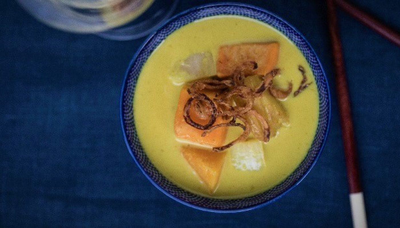 Vegan Gaeng Karee Fuktong Recipe By At Saba