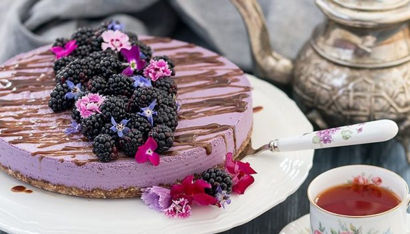 Vegan No Bake Blackberry Cheesecake The Healthy Tart