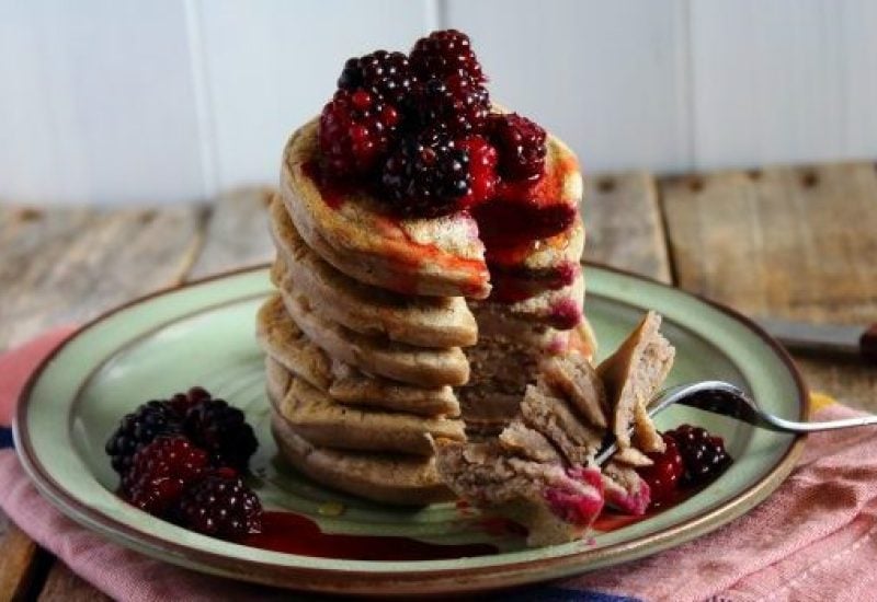Vegan Pea Protein Buckwheat Pancakes Recipe